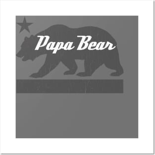 California Bear Family (PAPA Bear) Posters and Art